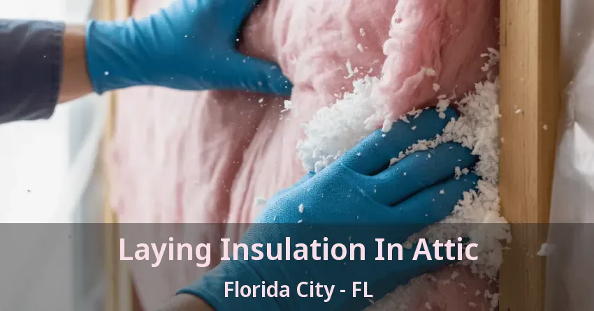 Laying Insulation In Attic Florida City - FL