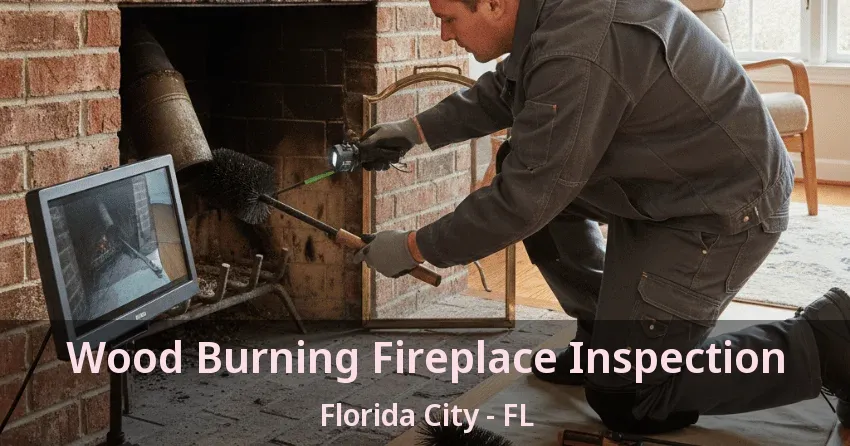 Wood Burning Fireplace Inspection Florida City - FL